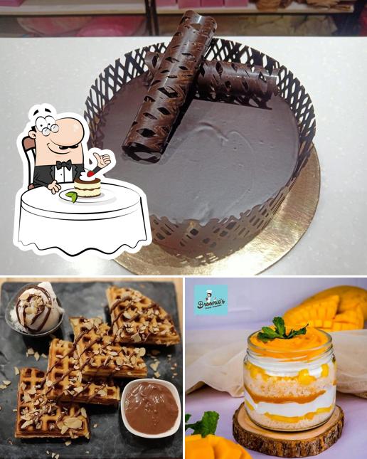 Broomie's Bakery serves a selection of sweet dishes