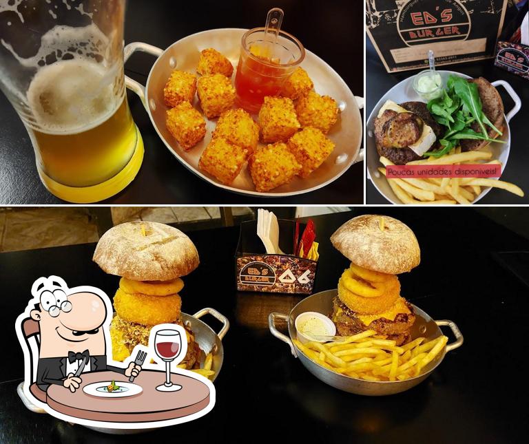 Comida em Ed's Burger