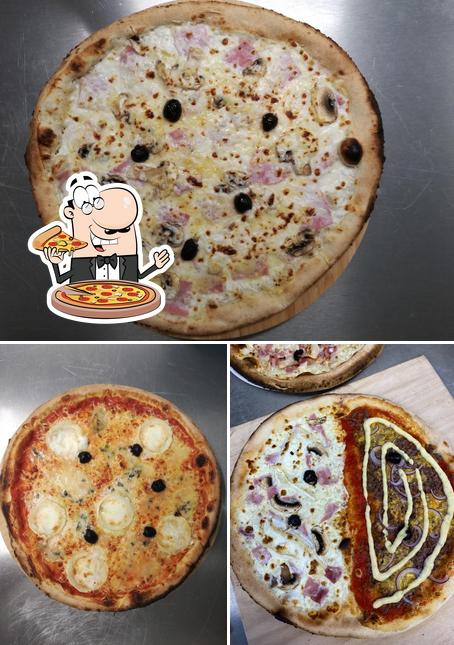 Choisissez des pizzas à Pizz’Amélie