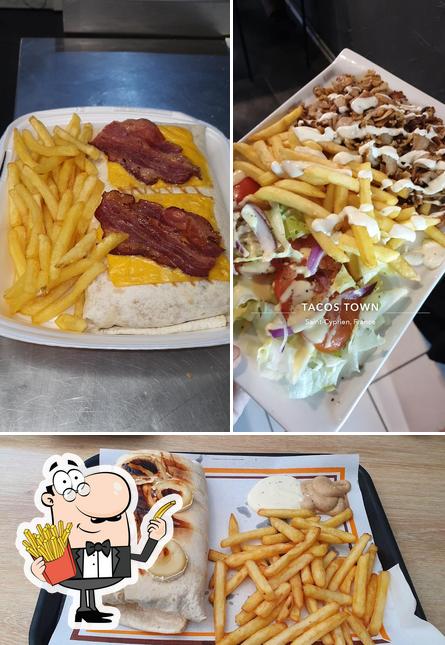 Essayez des pommes frites à Tacos Town