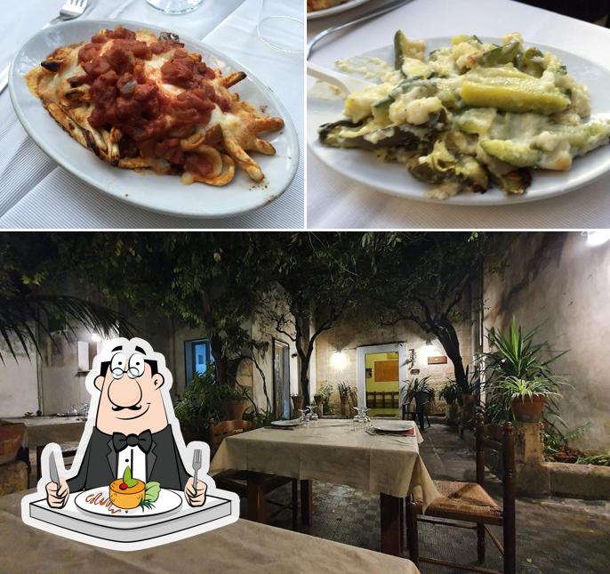 Cibo al Trattoria Acaya