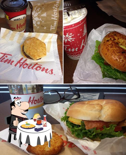 Prenez un hamburger à Tim Hortons