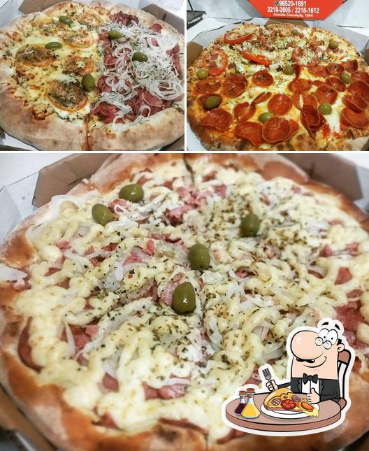 No Pizzaria Nova Aliança, você pode degustar pizza