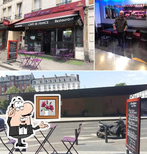Check out how Café de France looks inside