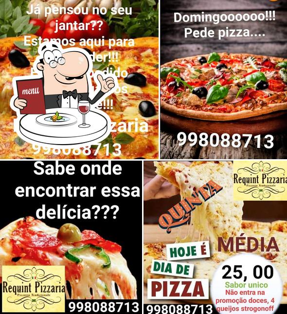 Comida em Requint Pizzaria