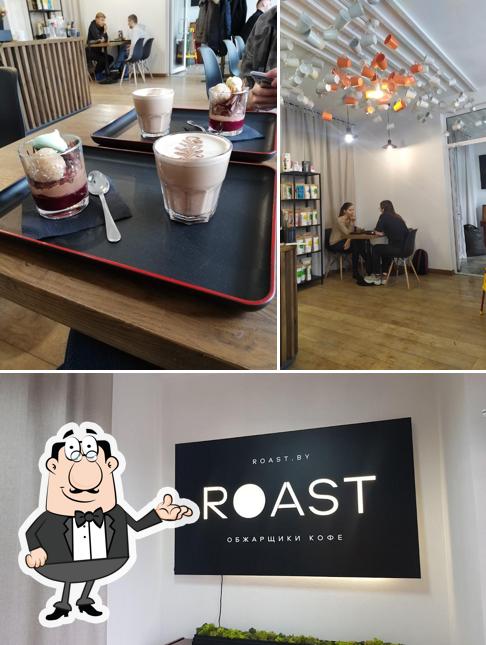 Интерьер "Roast.by - кофейня и магазин свежеобжаренного кофе в зернах."