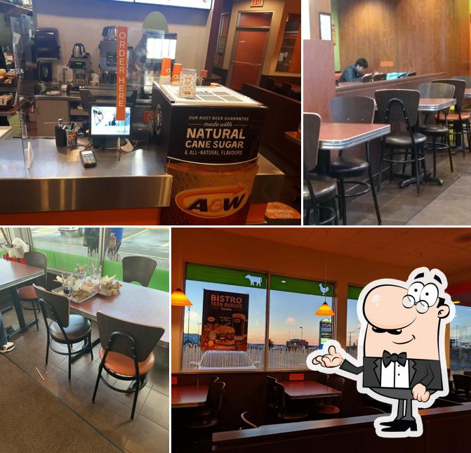 Installez-vous à l'une des tables de A&W Canada