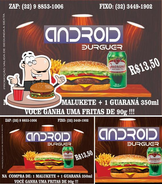 Consiga um hambúrguer no Andoid Burguer