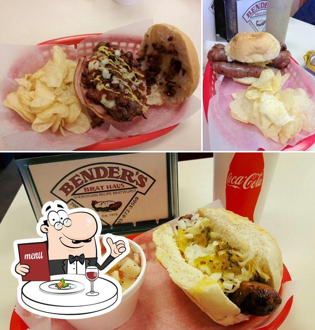Bender's Brat Haus, 700 S Buckley Rd in Aurora Restaurant menu and