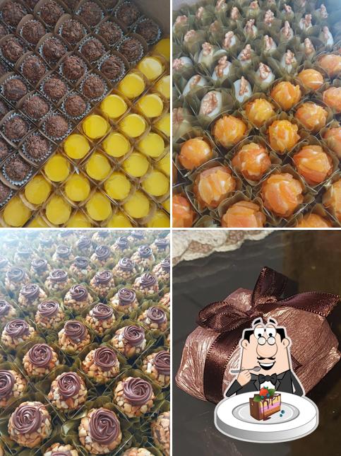 Bolo de chocolate em Doces e Salgados Isa Doceria