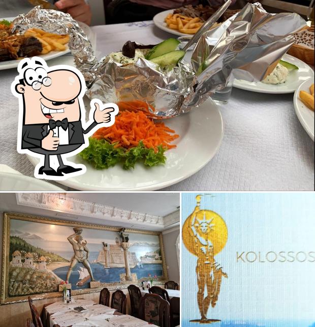 Here's a pic of Restaurant Kolossos