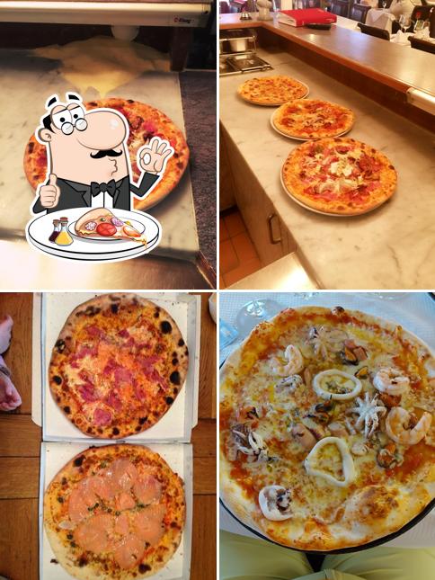 Scegli una pizza a Restaurant Pizzeria La Fontana