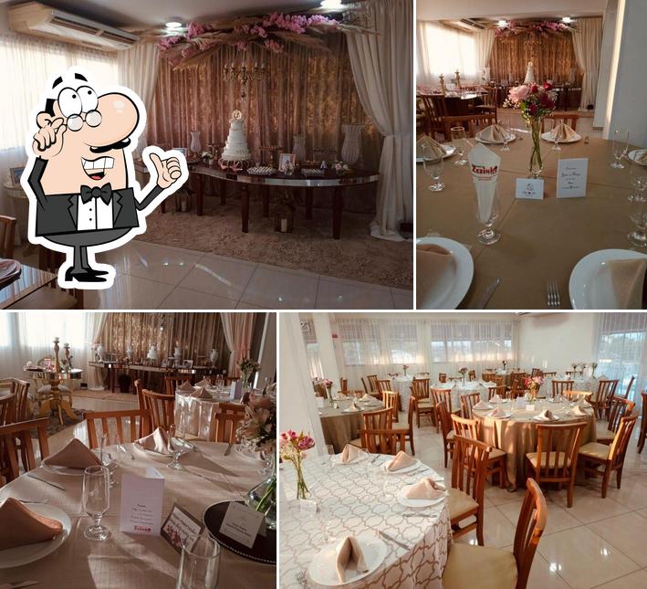 O interior do Restaurante do Zezinho e Eventos