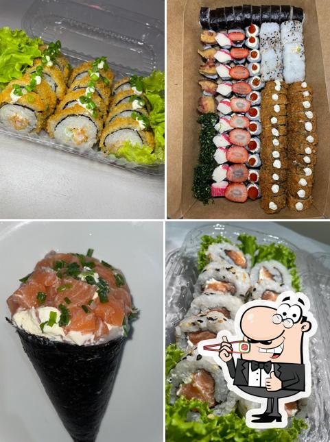 Escolha diversas opções de sushi