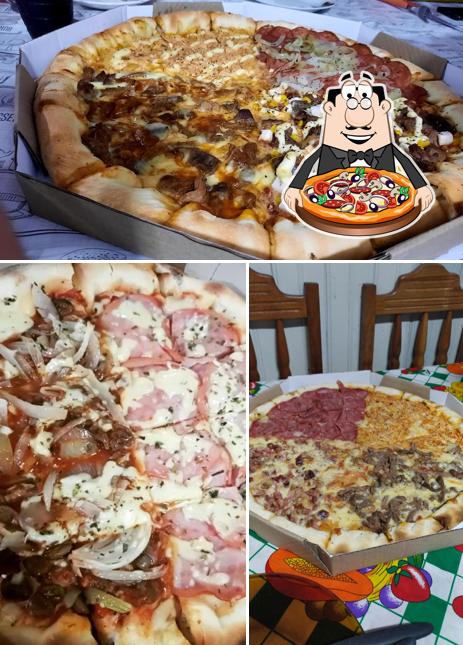 Consiga diferentes tipos de pizza