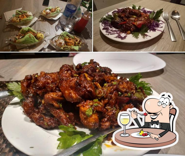 Food at Kings Restaurant