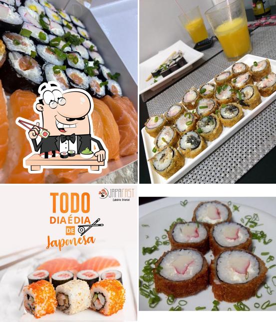 Rolos de sushi são oferecidos por Japa Fast e Verona - Unamar