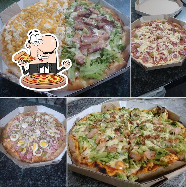 Consiga diversos estilos de pizza