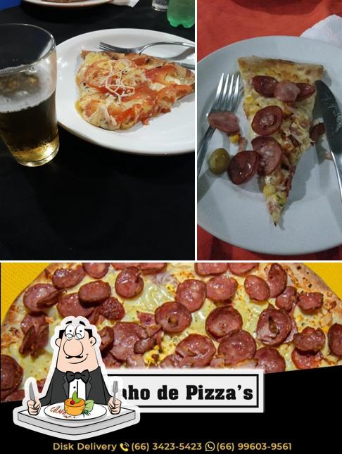 Comida em Ninho de Pizza