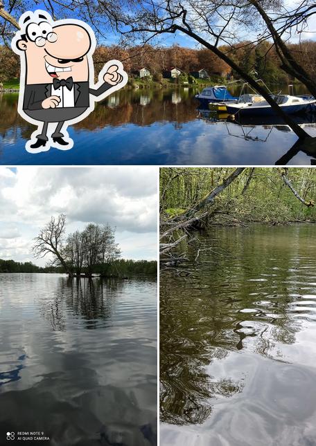 L'extérieur de Strandhaus Marina Hariksee - Bootsverleih & SUP Club