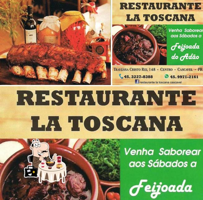 Comida em Restaurante La Toscana