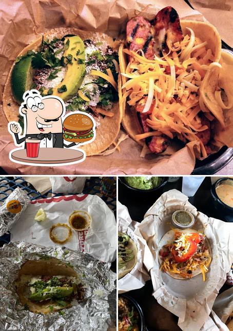 Try out a burger at Torchy's Tacos