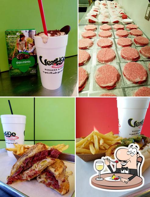 Food at Vertigo Burgers and Fries