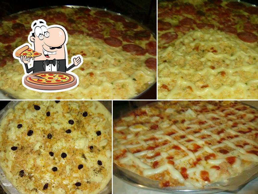 Escolha diferentes estilos de pizza