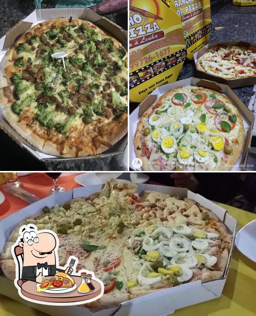 Consiga pizza no Rancho da Pizza