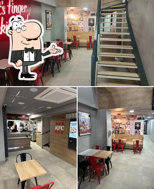 L'intérieur de KFC Tourcoing