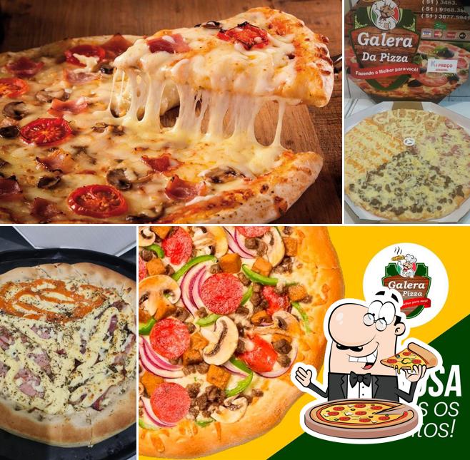 Consiga diversos estilos de pizza