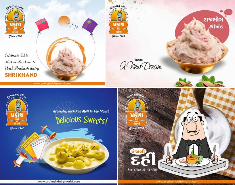 Food at Prakash Dairy Morbi