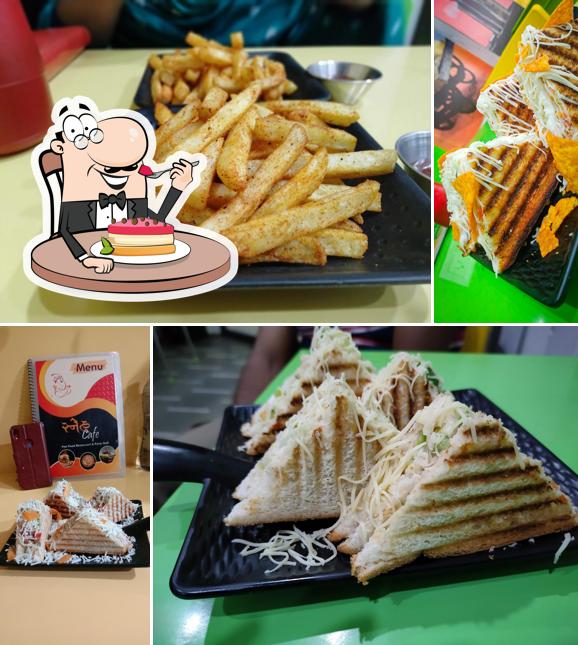 Shree Sneh Cafe serves a variety of sweet dishes