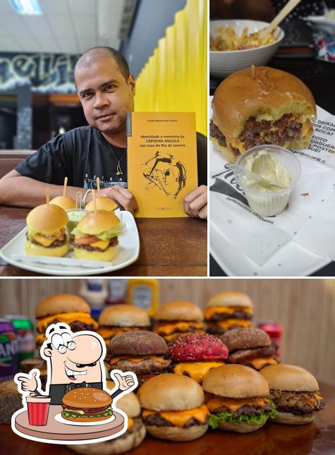 Experimente um hambúrguer no Tnellisburguer