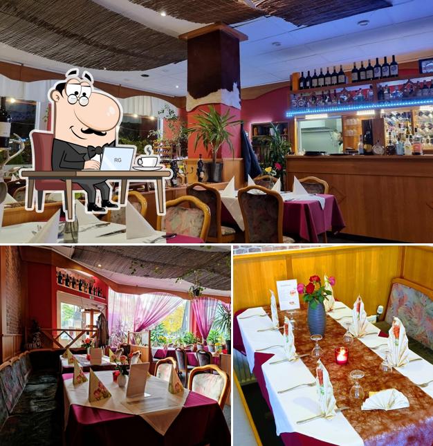 The interior of San Martin Argentinisches Steakhouse - Restaurant