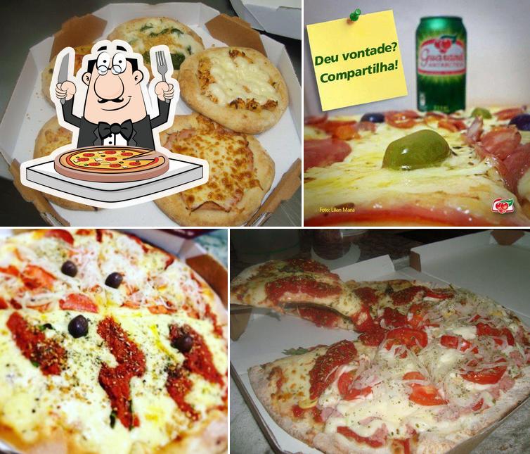 Experimente diferentes tipos de pizza