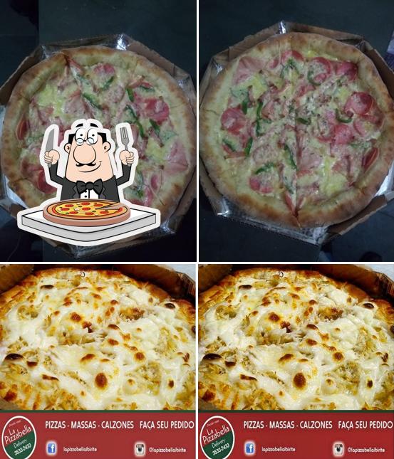 Escolha diferentes tipos de pizza