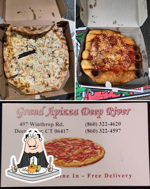 Apizza Grande Deep River in Deep River Restaurant menu and reviews