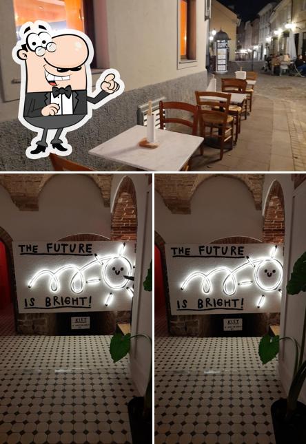 Gli interni di Pizzeria Piccola