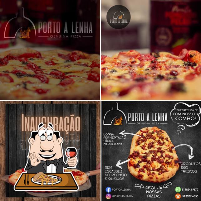 Experimente pizza no Porto a Lenha