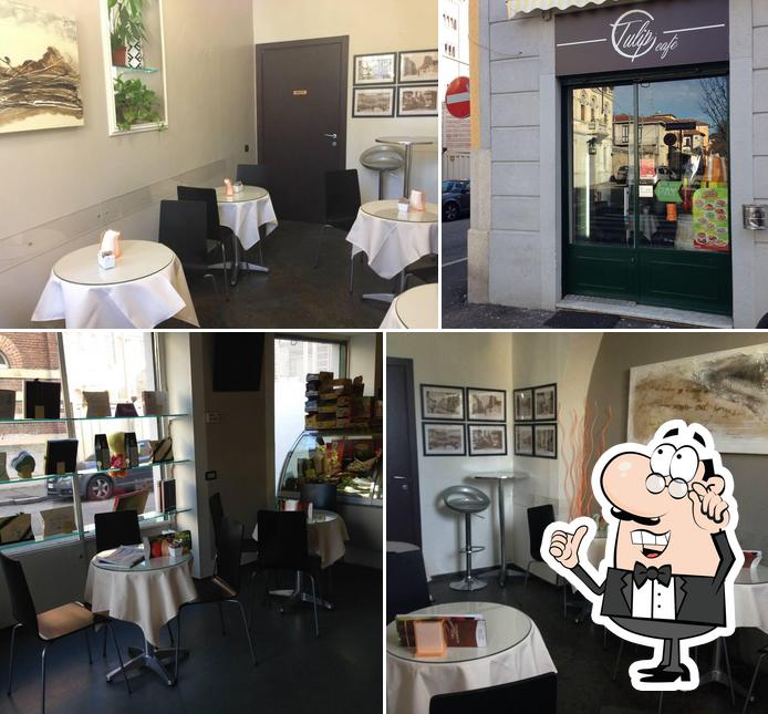 Gli interni di Tulip Cafe Busto Arsizio