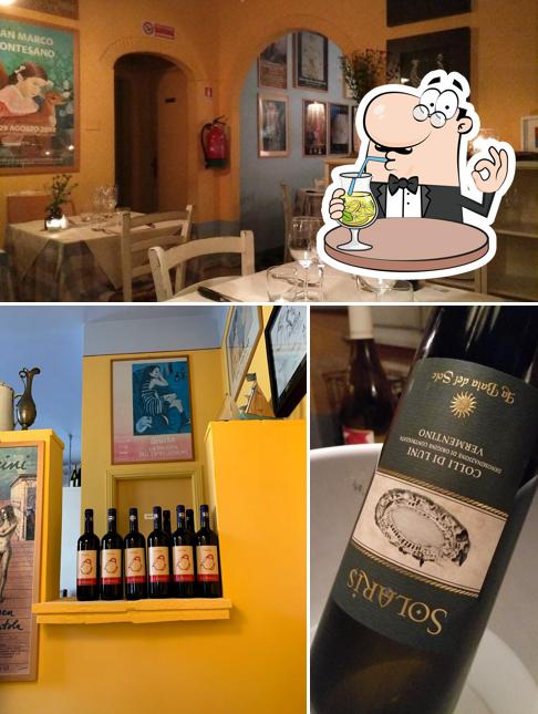 Ristorante Osteria La Brocca si caratterizza per la bevanda e interni