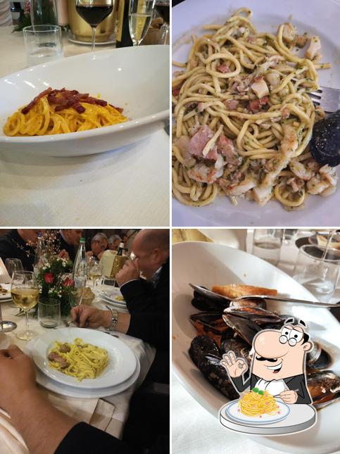 Spaghetti alla carbonara al Le Cese
