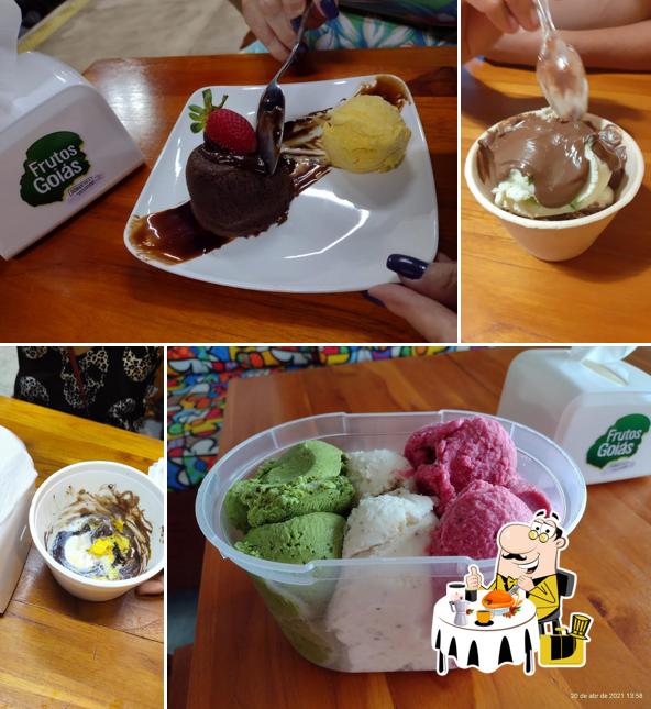 Platos en Sorveteria Frutos de Goias Natal Ponta Negra