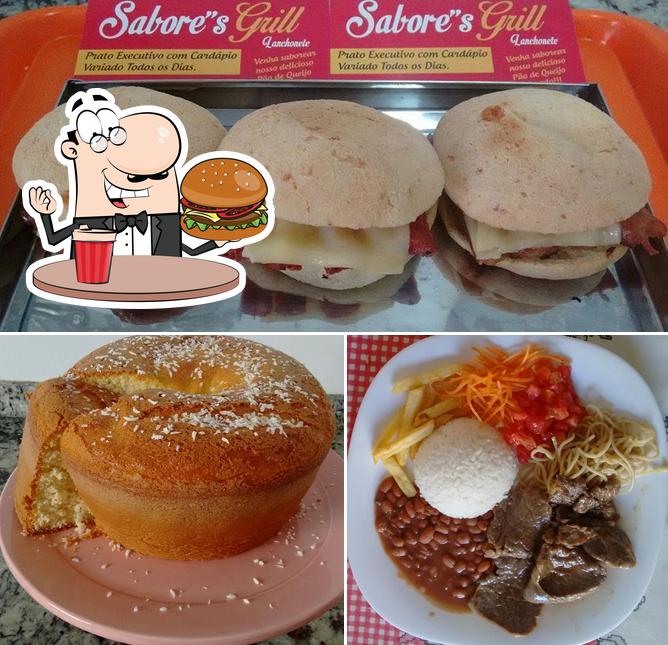 Peça um hambúrguer no Sabore''s Grill