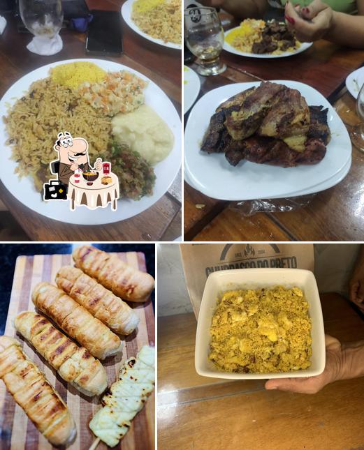 Comida em Churrasco Do Preto