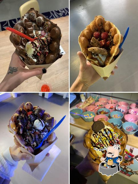 Platti al Sam's Bubble Waffle