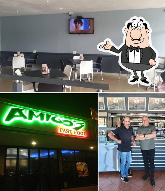 L'intérieur de Amigos TAKE AWAYS