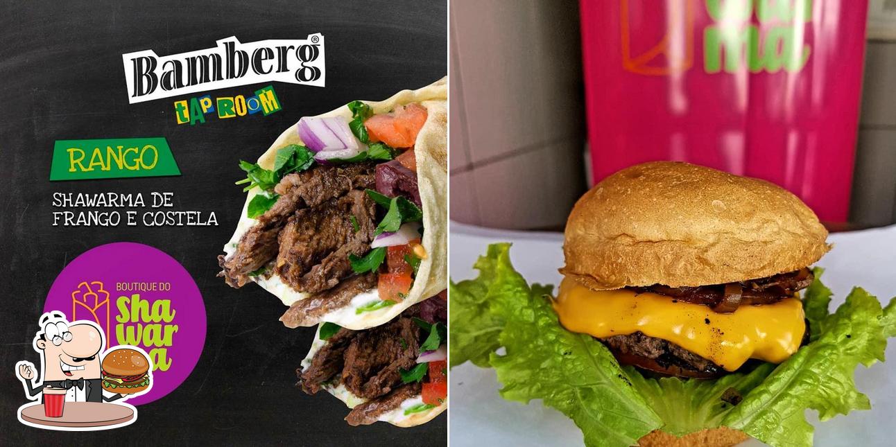 Peça um hambúrguer no Boutique do Shawarma Franchise