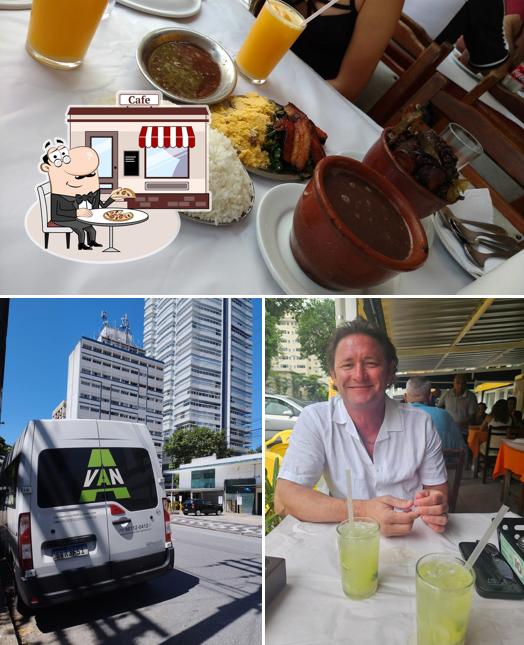 Dê uma olhada a foto mostrando exterior e bebida no Lanchonete e restaurante Diferente